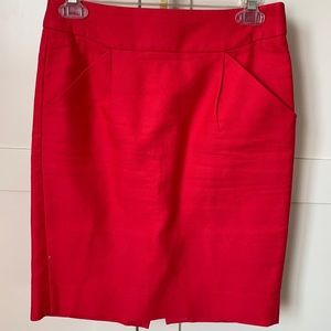 *SOLD* J Crew Cotton Pencil Skirt